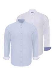Dandalo Blusenshirt DEYVID Hellblau/Blau/Dunkelblau