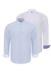 Dandalo Blusenshirt DEYVID Hellblau/Blau/Dunkelblau