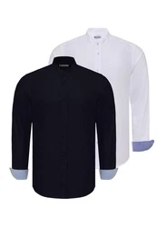 Dandalo Blusenshirt DEYVID Dunkelblau/Hellblau/Weiß