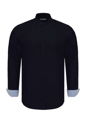 Dandalo Blusenshirt DEYVID Dunkelblau/Hellblau/Weiß