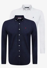 Blusenshirt 2 Pack Oxford