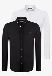 Blusenshirt 2 Pack Oxford