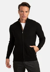 Jacey Quinn Cardigan Full Zip Schwarz