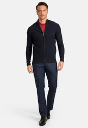 Jacey Quinn Cardigan Full Zip Dunkelblau