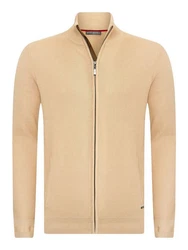 Jacey Quinn Cardigan Full Zip Beige/Khaki/Braun