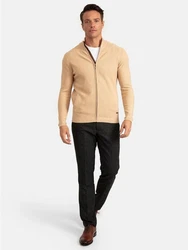 Jacey Quinn Cardigan Full Zip Beige/Khaki/Braun