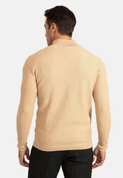 Jacey Quinn Cardigan Full Zip Beige/Khaki/Braun