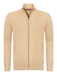 Jacey Quinn Cardigan Full Zip Beige/Khaki/Braun