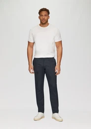 Stoffhose Regular: Chino mit Webstruktur