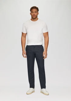 s.Oliver Stoffhose Regular Chino Webstruktur