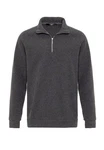 Antioch Sweatshirt Standing Collar Knitwear Dunkelgrau/Grau