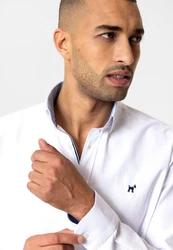 Williot Blusenshirt Matas Dunkelblau/Weiß/Rot/Hellblau/Creme