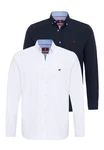 Williot Blusenshirt Matas Dunkelblau/Weiß/Rot/Hellblau/Creme