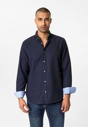 Williot Blusenshirt Matas Dunkelgrün/Dunkelblau/Hellblau