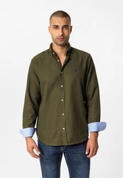 Williot Blusenshirt Matas Dunkelgrün/Dunkelblau/Hellblau