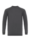 Antioch Sweatshirt Mock Turtleneck Jumper Dunkelgrau/Grau