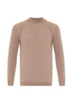 Antioch Sweatshirt Mock Turtleneck Jumper Beige/Braun/Khaki/Lila Antioch Sweatshirt Mock Turtleneck Jumper Beige/Braun/Khaki/Lila