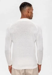 Antioch Sweatshirt Mock Turtleneck Jumper Weiß/Creme