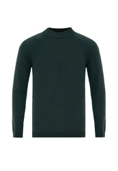 Antioch Sweatshirt Mock Turtleneck Jumper Dunkelgrün