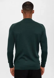 Antioch Sweatshirt Mock Turtleneck Jumper Dunkelgrün