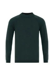 Antioch Sweatshirt Mock Turtleneck Jumper Dunkelgrün