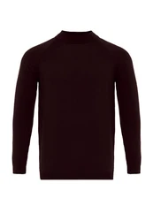 Antioch Sweatshirt Mock Turtleneck Jumper Dunkelrot/Bordeaux/Lila