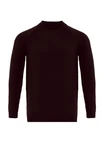 Antioch Sweatshirt Mock Turtleneck Jumper Dunkelrot/Bordeaux/Lila