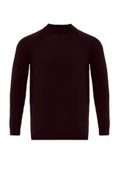 Antioch Sweatshirt Mock Turtleneck Jumper Dunkelrot/Bordeaux/Lila