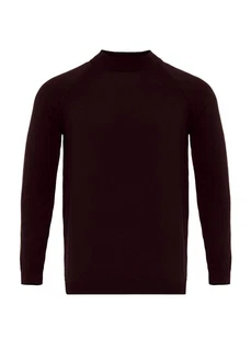 Antioch Sweatshirt Mock Turtleneck Jumper Dunkelrot/Bordeaux/Lila