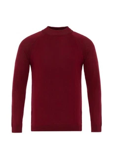 Antioch Sweatshirt Mock Turtleneck Jumper Dunkelrot/Bordeaux