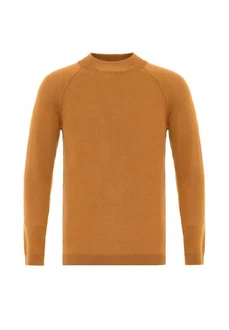 Antioch Sweatshirt Mock Turtleneck Jumper Braun/Orange