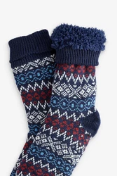 Next Haussocken Hausschuh-Socken (1-Paar) Dunkelblau/Bordeaux/Blau/Hellblau/Mischfarben/Lila