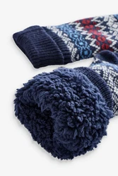 Next Haussocken Hausschuh-Socken (1-Paar) Dunkelblau/Bordeaux/Blau/Hellblau/Mischfarben/Lila