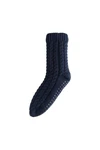 Next Haussocken Hausschuh-Socken (1-Paar) Dunkelblau/Blau