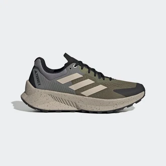 adidas TERREX SOULSTRIDE FLOW TRAILRUNNING Trailrunningschuh Dunkelgrün/Khaki