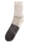 Next Haussocken Hausschuh-Socken (1-Paar) Grau/Beige/Hellgrau/Weiß