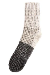 Haussocken Hausschuh-Socken aus Strick, 1er-Pack (1-Paar)