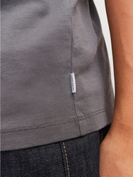 Jack & Jones T-Shirt JJEORGANIC BASIC TEE SS O-NECK dunkelgrau