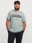 Jack & Jones Plus T-Shirt Blau/Schwarz/Grau/Grün/Hellblau/Türkis Jack & Jones Plus T-Shirt Blau/Schwarz/Grau/Grün/Hellblau/Türkis