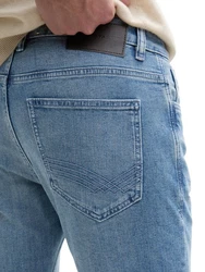 TOM TAILOR Slim-fit Jeans Josh (1-tlg) Blau/Hellblau/Khaki
