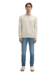 TOM TAILOR Slim-fit Jeans Josh (1-tlg) Blau/Hellblau/Khaki