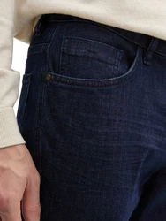 TOM TAILOR Slim-fit Jeans Josh (1-tlg) Dunkelblau/Blau/Beige/Fliederfarben