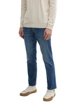 TOM TAILOR Slim-fit Jeans Josh (1-tlg) Blau/Beige/Hellblau