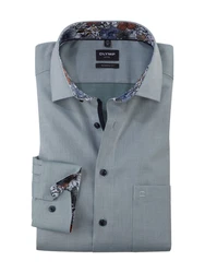 OLYMP Businesshemd Luxor modern fit 120564 Grau/Blau
