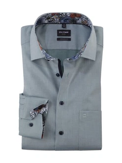 OLYMP Businesshemd Luxor modern fit 120564 Grau/Blau
