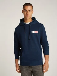 Tommy Jeans Sweatshirt TJM REG ENTRY GRAPHIC HOODIE EXT mit Logo navy/rot/weiß