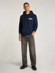Tommy Jeans Sweatshirt TJM REG ENTRY GRAPHIC HOODIE EXT mit Logo navy/rot/weiß