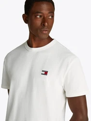 Tommy Jeans T-Shirt TJM REG BADGE TEE EXT Weiß/Creme