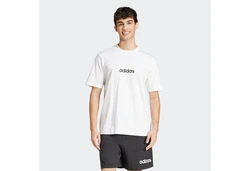 ADIDAS ORIGINALS Funktionsshirt 'Essentials Linear' Weiß/Hellgrau/Grau/Creme
