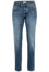 camel active 5-Pocket Jeans Relaxed Fit Blau/Dunkelblau/Hellblau